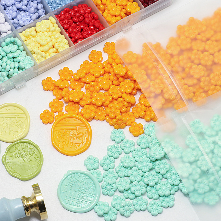 150Pcs/bag Flower-Shaped Seali - огляд і ціна Wax Seal Stamp Set