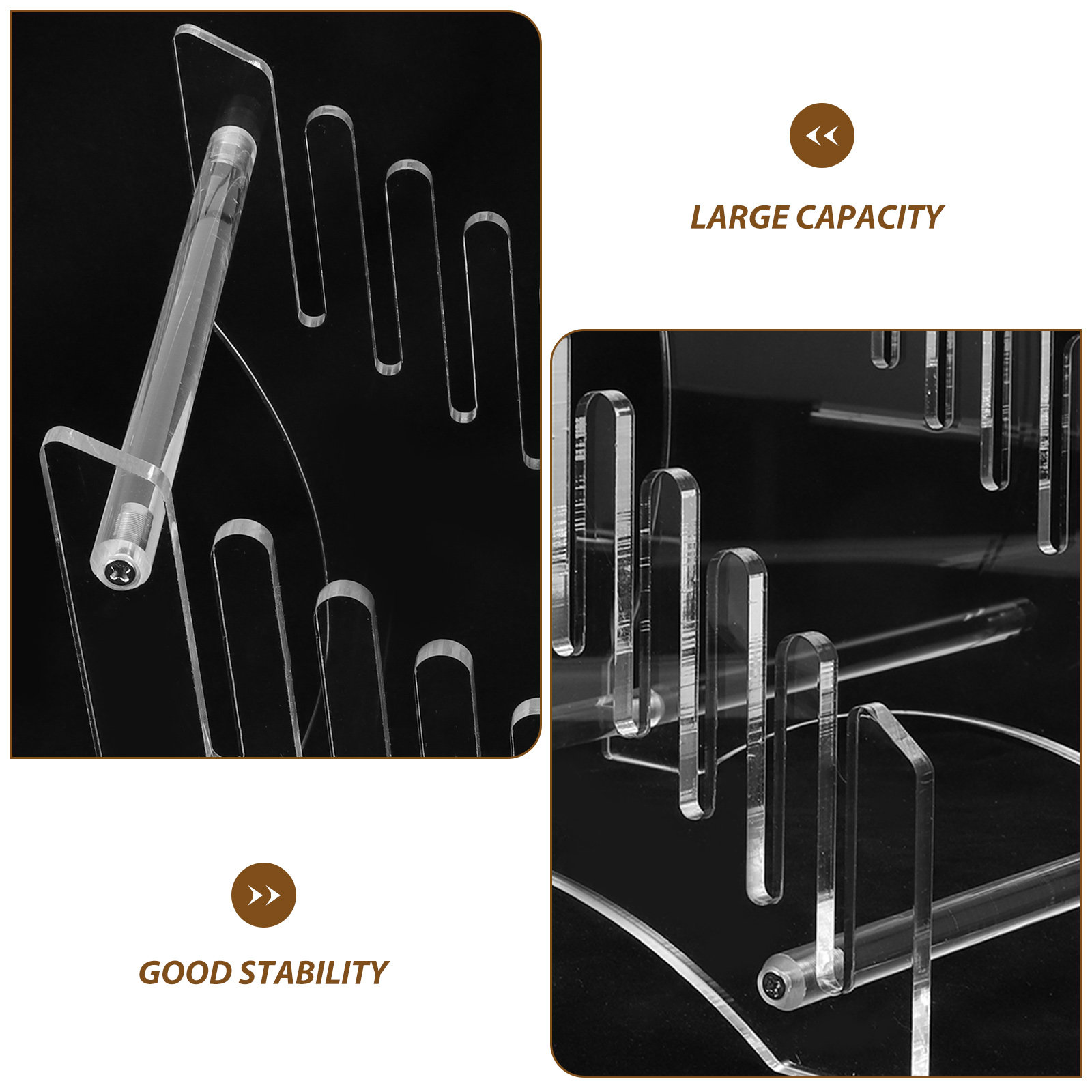 Tiered Acrylic Record Display  - огляд і ціна Magazine Holder Rack