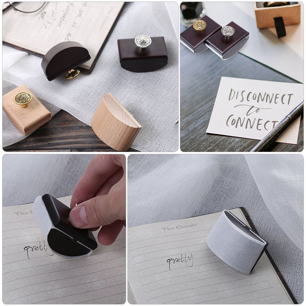 2Pcs Wood Rocker Blotter Absor - огляд і ціна Ink Blotter Paper