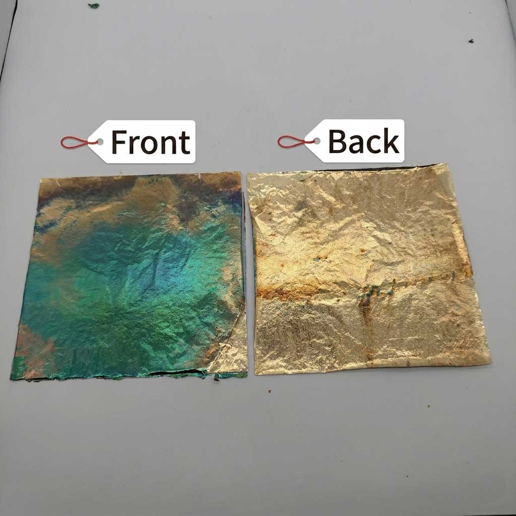 Random color Gold Leaf Sheets  - огляд і ціна Ink Blotter Paper