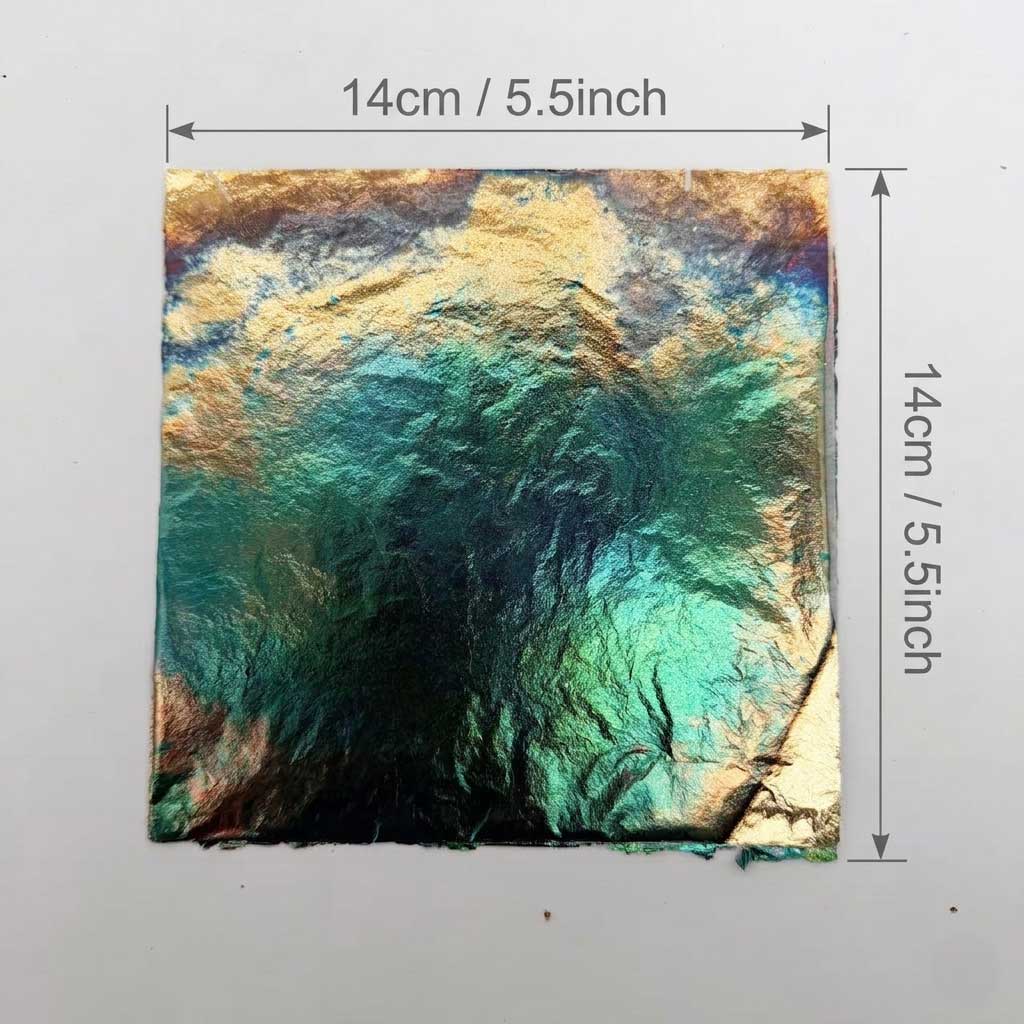 Random color Gold Leaf Sheets  - огляд і ціна Ink Blotter Paper