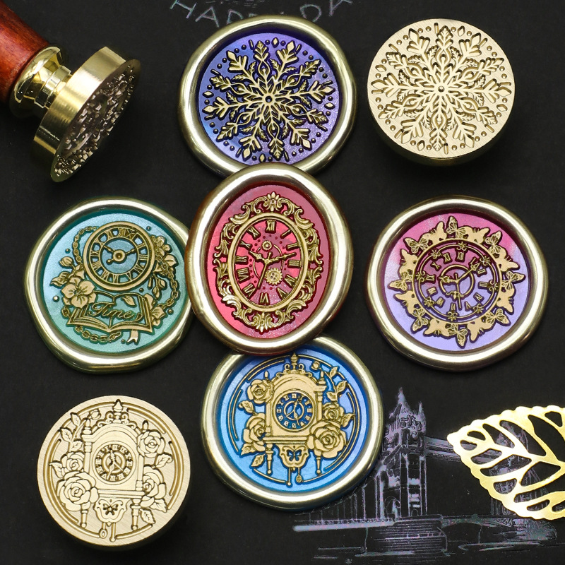 Retro Clock Wax Stamp Bear Rab - огляд і ціна Wax Seal Stamp Set