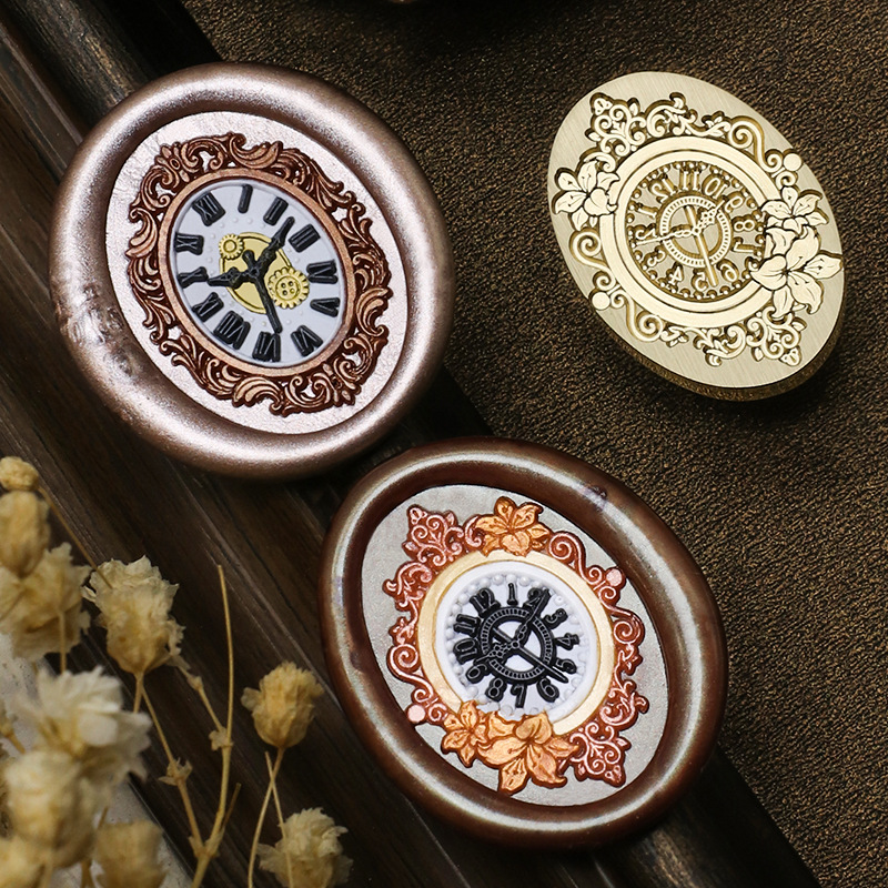 Retro Clock Wax Stamp Bear Rab - огляд і ціна Wax Seal Stamp Set
