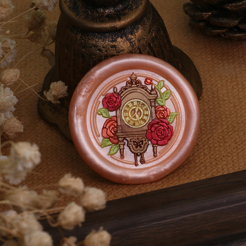Retro Clock Wax Stamp Bear Rab - огляд і ціна Wax Seal Stamp Set