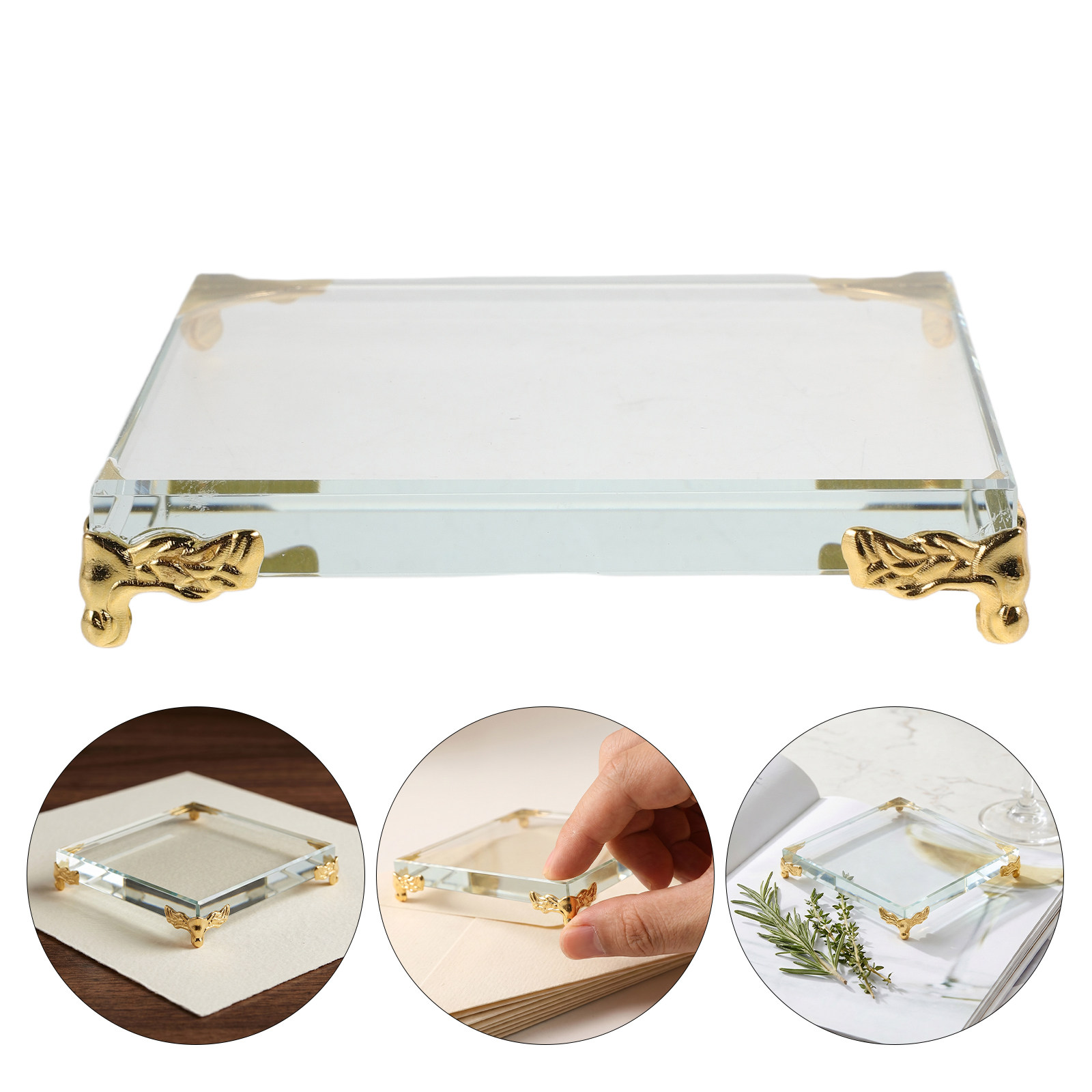 Square Crystal Paperweight Gol - огляд і ціна Paper Weight Crystal